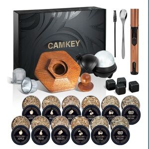 CAMKEY 23Pcs Whiskey Smoker Kit NWOT